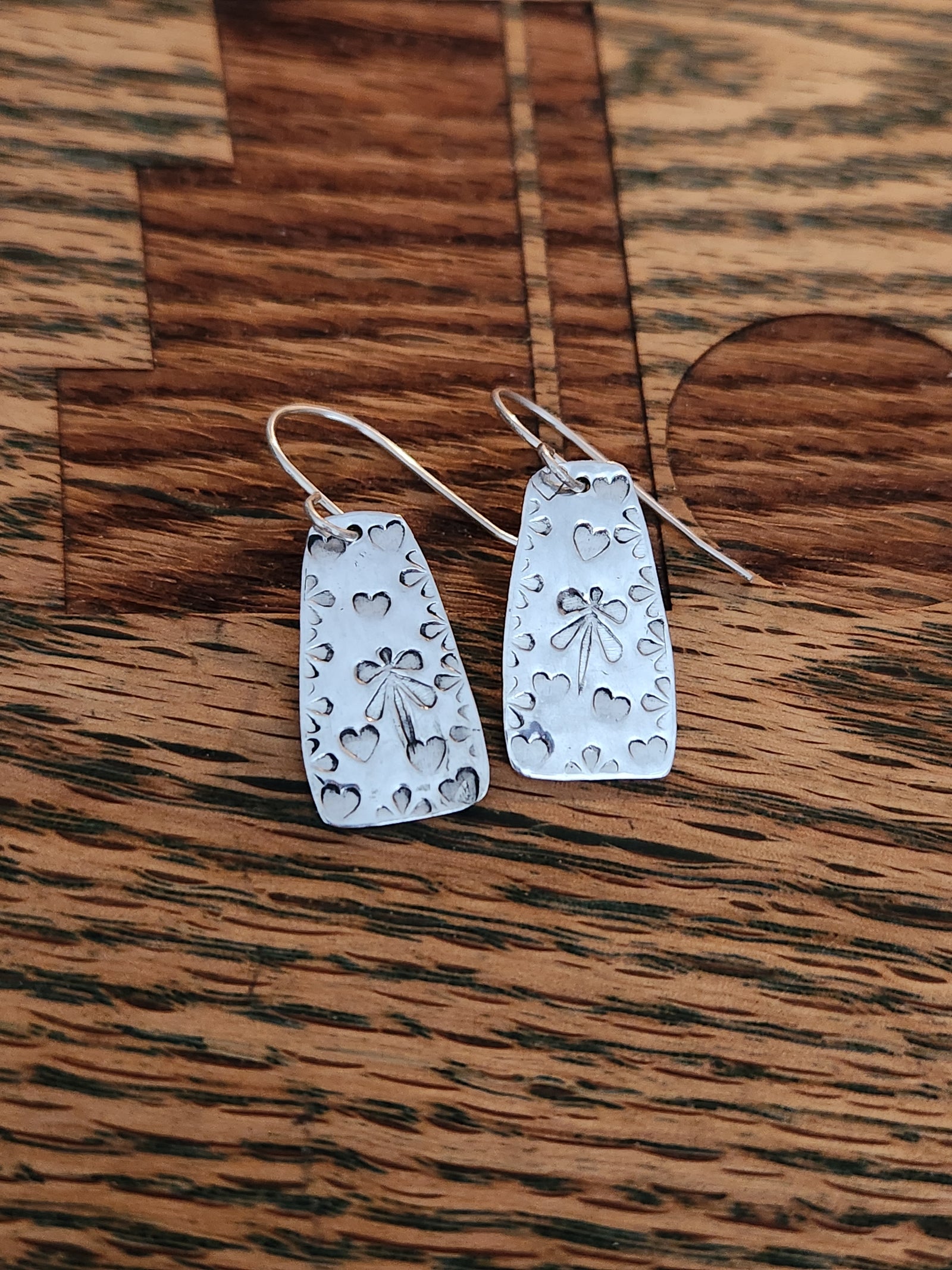 "Hope" Sterling Silver Firefly Earrings