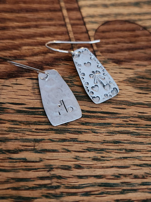 "Hope" Sterling Silver Firefly Earrings