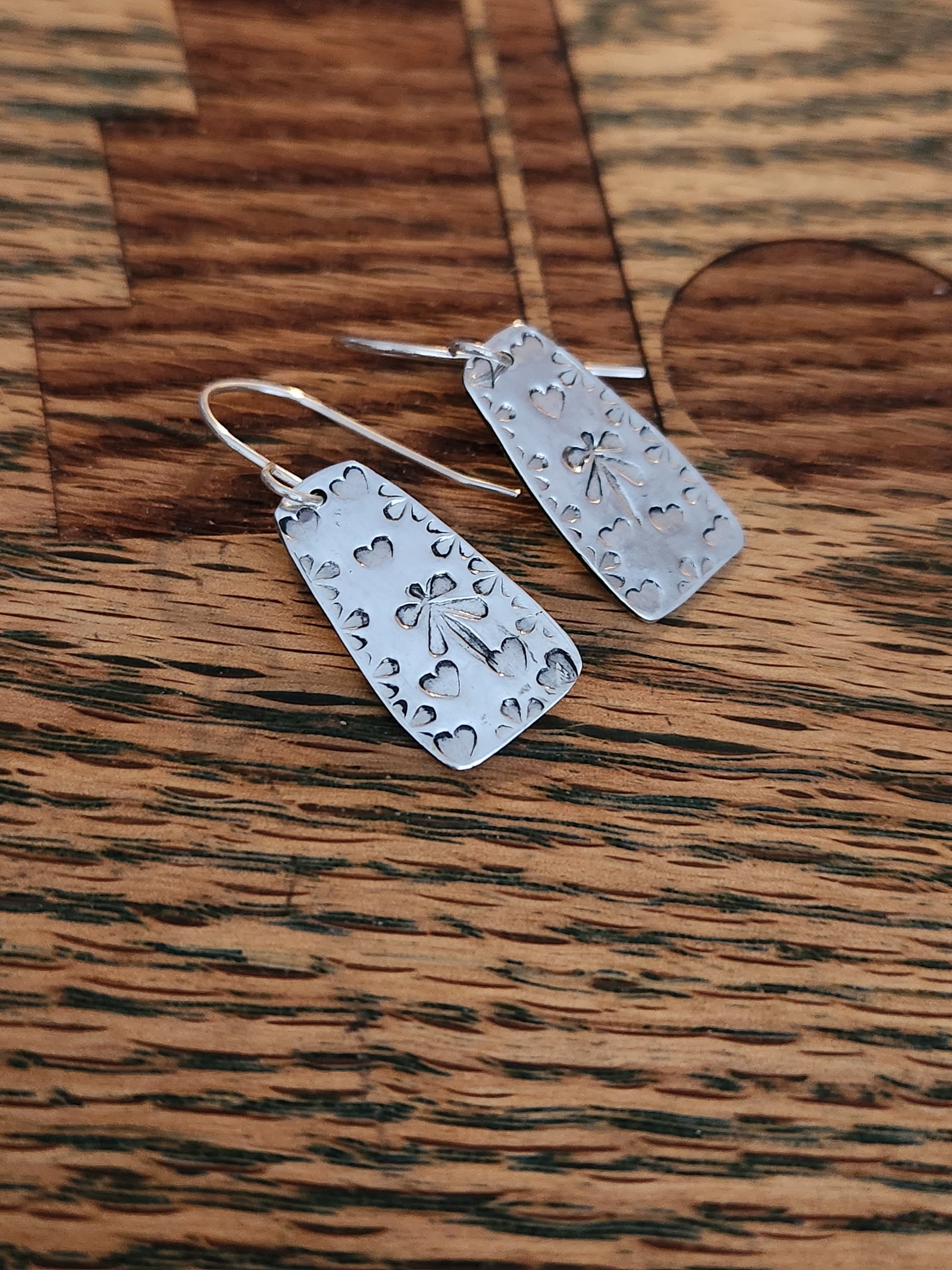 "Hope" Sterling Silver Firefly Earrings