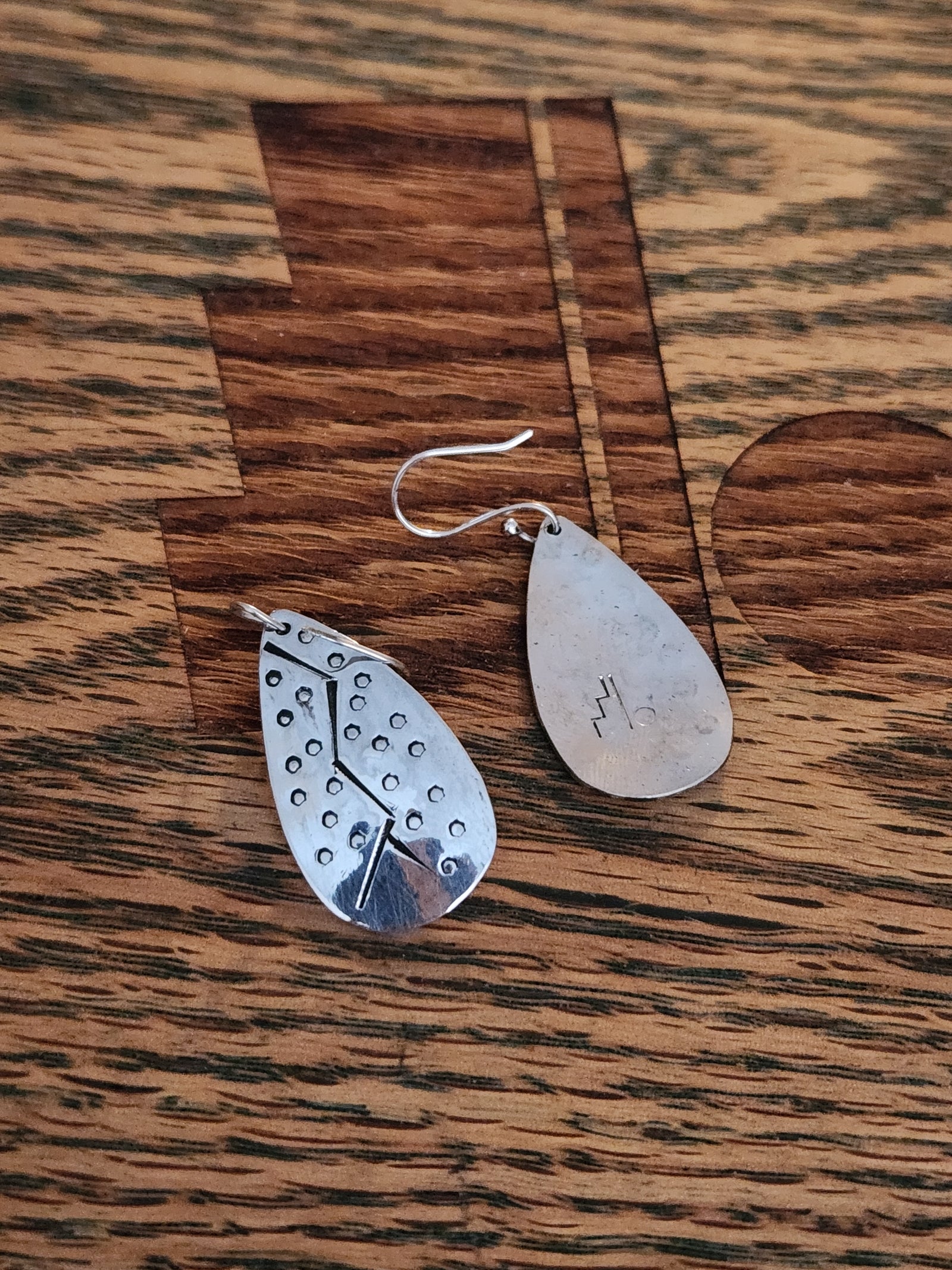 Blessings from the Storm Sterling Silver Dangle Earrings