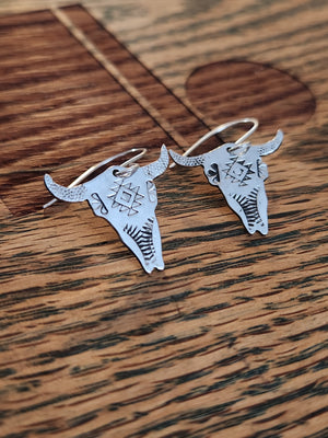 Stay Grounded Buffalo Earrings