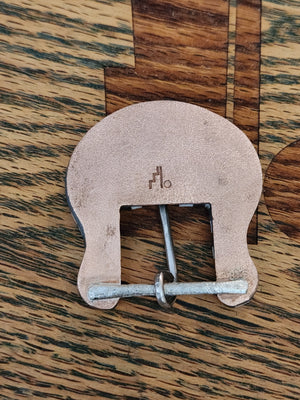Checkered Belt Buckle