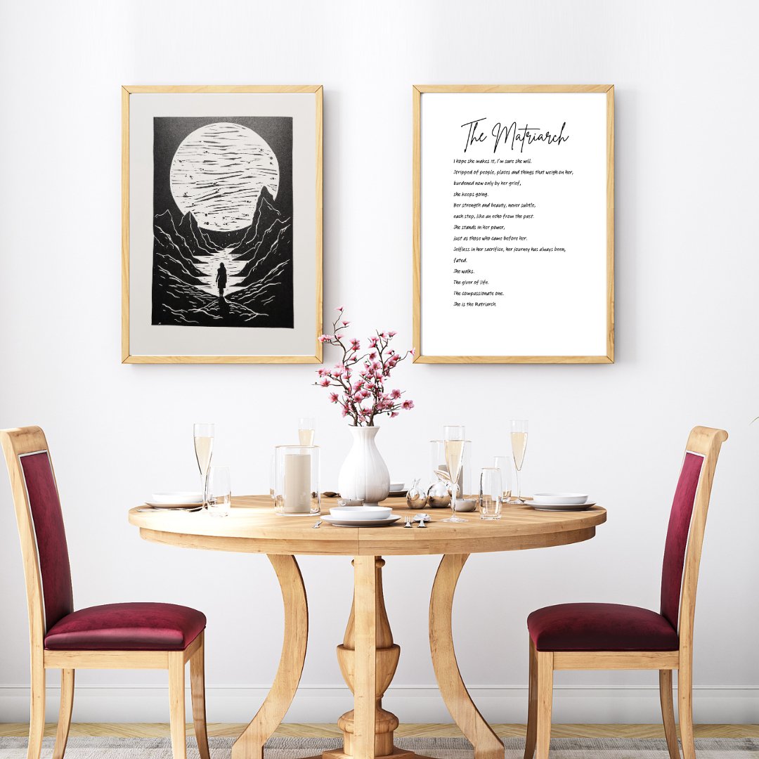 The Matriarch Poem and Print Bundle - Indigenized